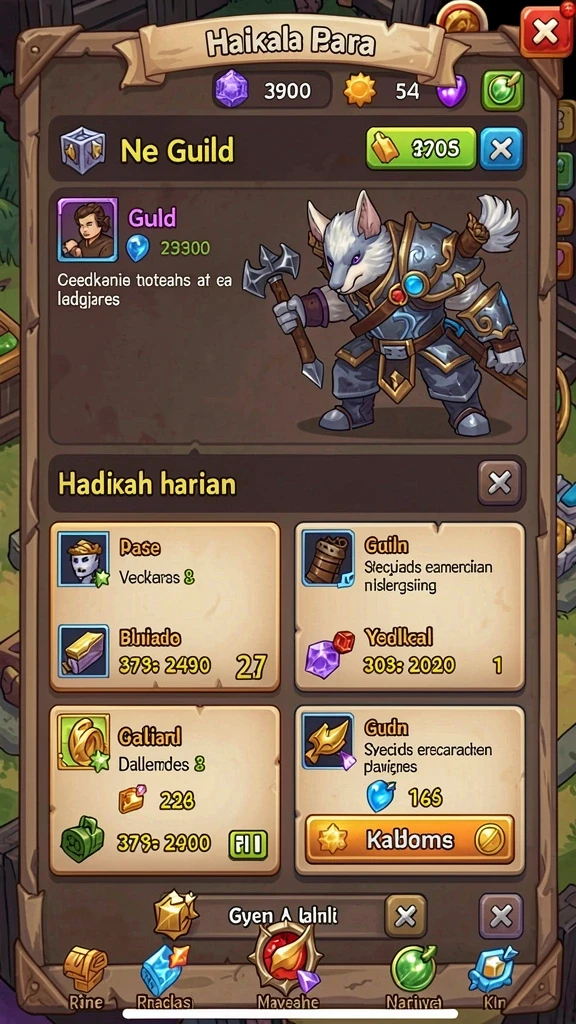 bisabet - Tampilan antarmuka yang menawan dan mudah digunakan.