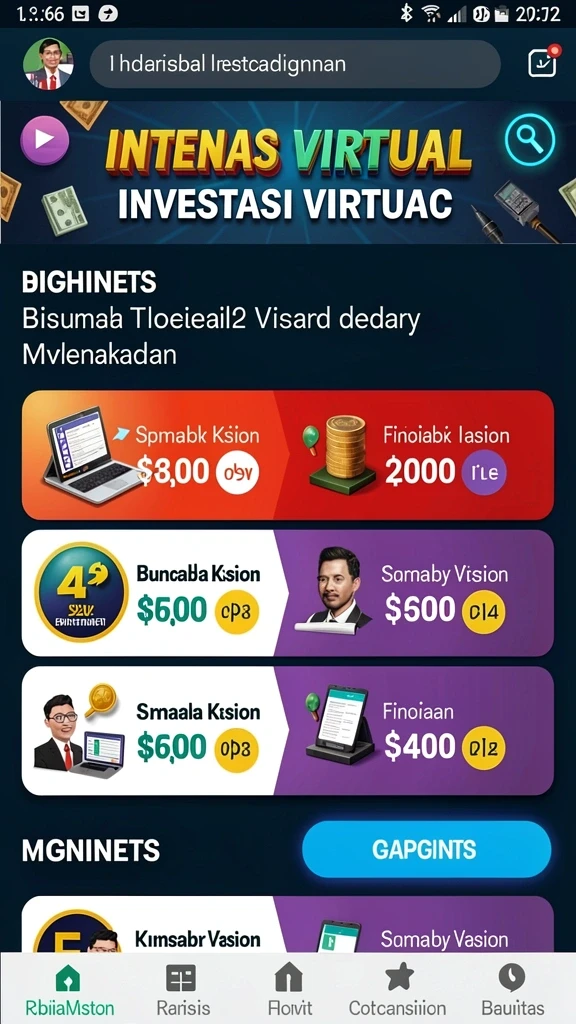 bromo77 - Screenshot menunjukkan antarmuka permainan yang menarik.