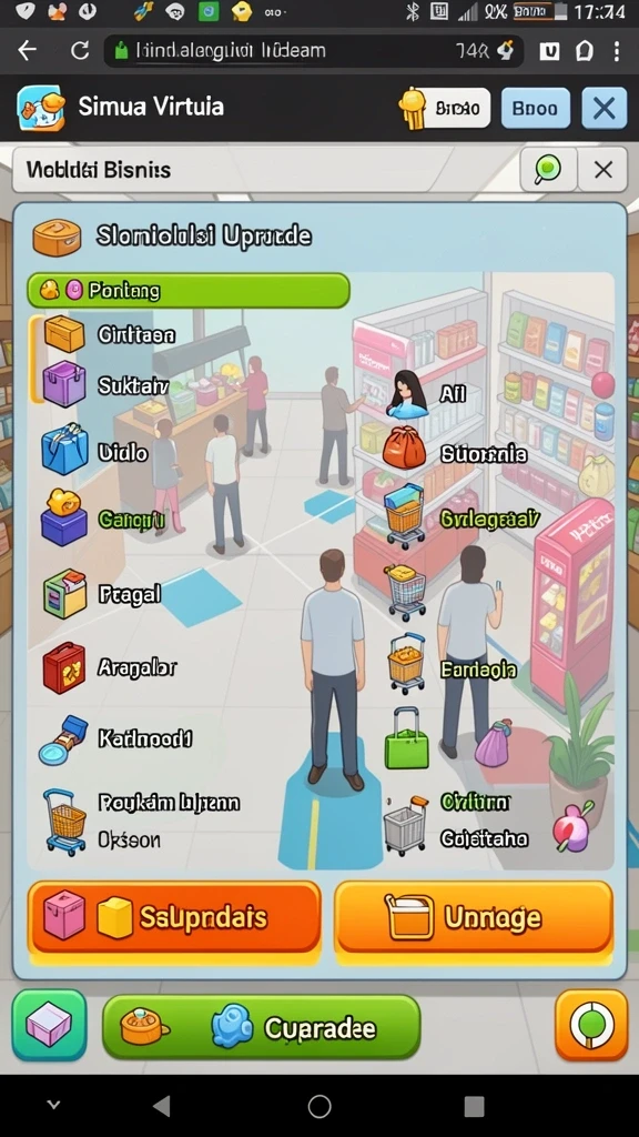 indaaa - Tangkapan layar karakter unik yang bisa dimainkan.