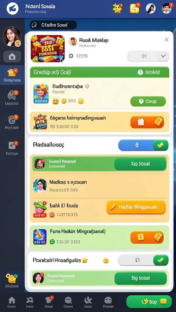 indaaa - Tangkapan layar sistem pertarungan yang menarik.