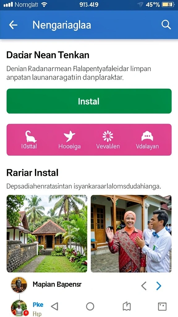 mega338 - Tampilan antarmuka yang ramah pengguna.