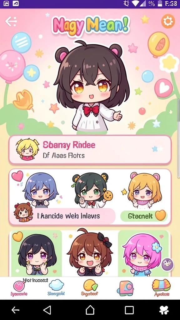 mg108 - Ilustrasi fitur interaksi sosial di dalam game.