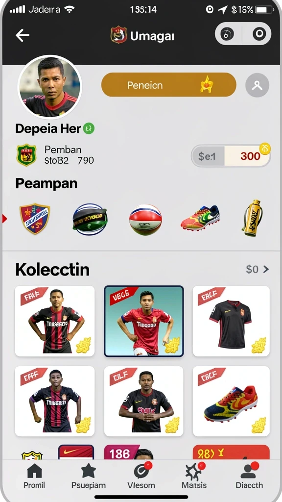 nagawin - Karakter unik yang dapat dipilih.